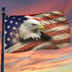 Patriot Flag We The People American Eagle Grommet Flag TRV1657GF