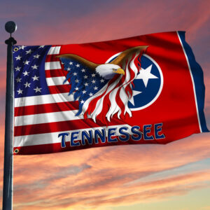 Tennessee Eagle Grommet Flag MLH1774GFv9