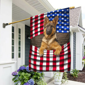 German Shepherd American Flag THB3647Fv5