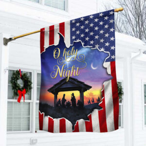 O Holy Night. Jesus Is Born American Flag THN3615Fv1