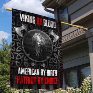Horse Viking Flag Viking By Blood American By Birth Patriot By Choice ANV380F
