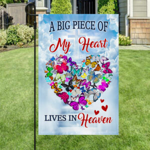 Butterflies Flag, A Big Piece Of My Heart Lives In Heaven QNN690F
