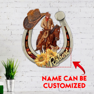 Personalized Cowboy Hanging Metal Sign NNT311MSCT
