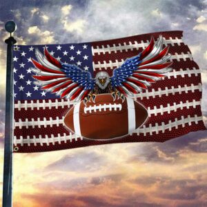 American Football Eagle Grommet Flag DBD3179GF