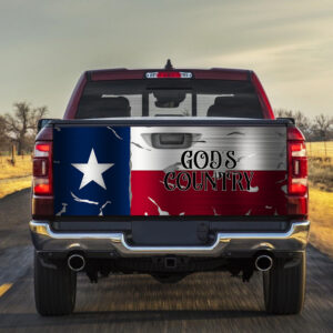 Texas Truck Tailgate Sticker God's Country BNT517TD
