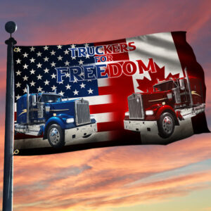 Freedom Convoy 2022 Grommet Flag Truckers For Freedom BNT497GF