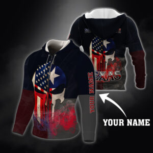 Personalized 3D Zip Hoodie Don't Mess With Texas BNT205ZHCT