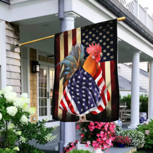 Rooster Flag American Patriot BNL40Fv60