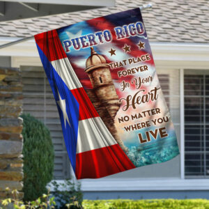 Puerto Rico Flag That Place Forever In Your Heart LHA2087F