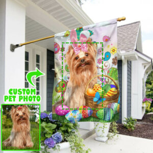 Personalized Image Easter Dog Pet Flag Nature NTB482FCT
