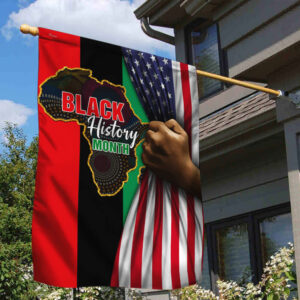 Black History Month. African American Flag THB3746F