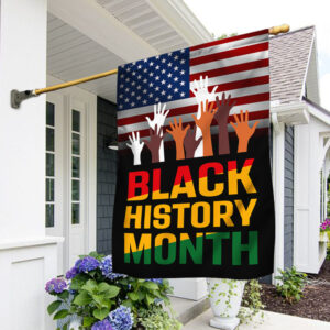 American Flag Black History Month BNT515F