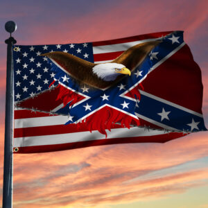 Eagle Confederate American Grommet Flag BNT576GF
