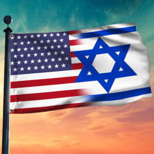 Jewish Flag American Jewish Israel Grommet Flag TRV1957GF