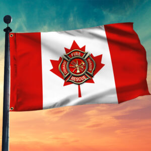 Firefighter Flag Canadian Firefighter Flag TRV1838GF