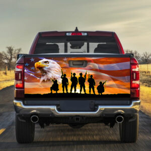 Veterans U.S. Military Truck Tailgate Decal Sticker Wrap QNN824TD