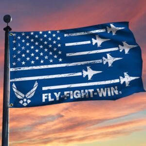 U.S. Air Force. Fly, Fight, Win Grommet Flag THH3856GF