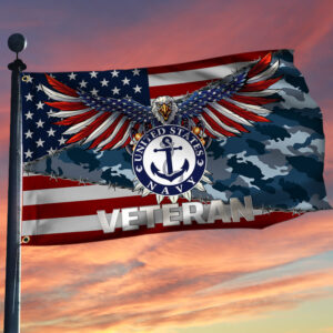 Veteran Grommet Flag U.S. Navy Veteran BNT522GFv2