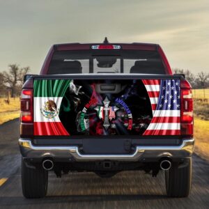 Mexican American Truck Tailgate Decal Sticker Wrap THH3272TDv2