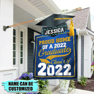 Personalized Graduation Flag Proud Home of A 2022 Graduate, Class Of 2022 Graduation Flag THB3832Fv1CT