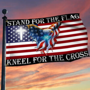 Stand For The Flag American Eagle Grommet Flag THB3602GFv4