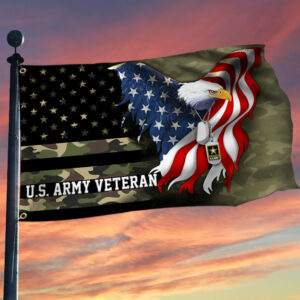 US Army Grommet Flag American Eagle BNN78GF