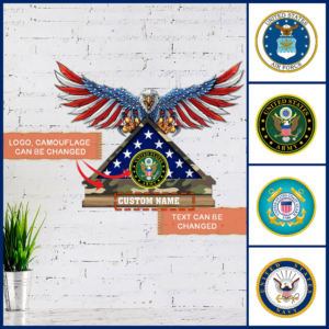 Personalized Metal Sign United States Armed Forces Veteran BNN599MSCT