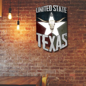 Texas Metal Sign United State Of Texas BNN80MS