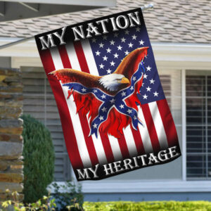 My Nation, My Heritage Confederate American Flag THB3825F