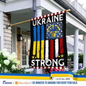Support Ukraine Flag Ukraine Strong Stand With Ukraine MLN15F