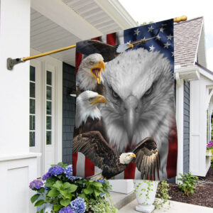 Eagle Day Flag Bald Eagles American Patriot TQN73F