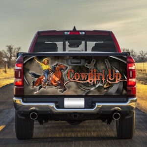Horse Truck Tailgate Decal Sticker Wrap Cowgirl Symbol NTB138TDv1