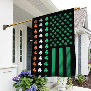 Irish Shamrock American Flag TQN74F