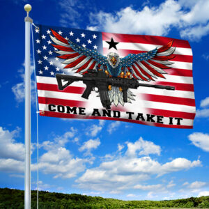American Eagle Grommet Flag Come And Take It BNN23GF