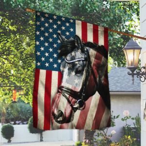 Horse American Flag LHA1528Fv7