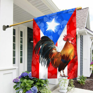 Puerto Rico Flag Rooster Symbol LNT179F