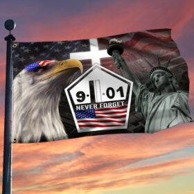 911 Grommet Flag The Pentagon Never Forget BNT214GF