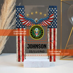 Personalized Acrylic Sign United States Armed Forces Eagle BNN46ASCT