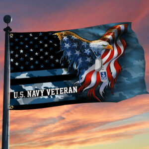 US Navy Grommet Flag American Eagle BNN78GFv1