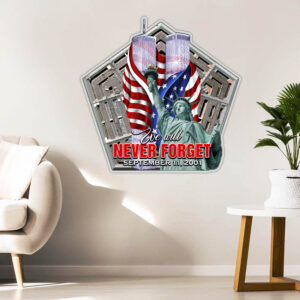 911 Metal Sign We Will Never Forget BNN150MS