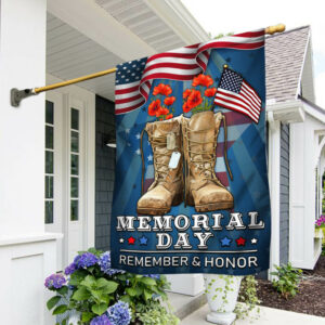 Memorial Day Veteran Remember and Honor Flag MLN108F