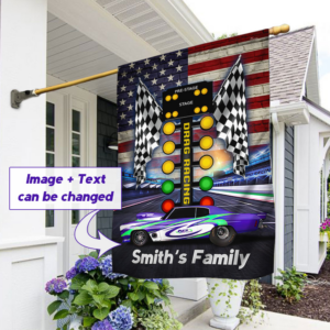 Personalized Drag Racing Flag MLN22FCT