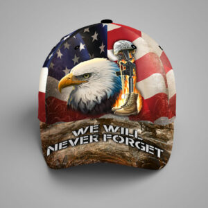 Eagle American Baseball Cap We Will Never Forget BNN125BC