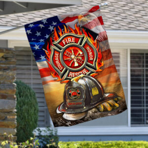Proud Firefighter Fireman Flag TQN180F
