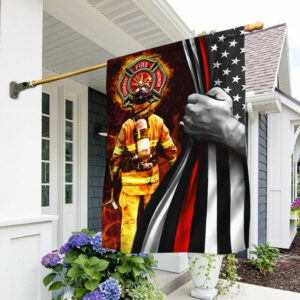 Firefighter American Flag Courage Fire Honor BNN154F
