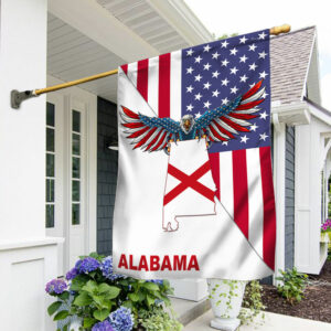 Alabama Flag American Eagle Alabama Flag TRL1430Fv26