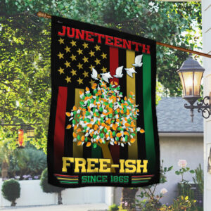 Juneteenth Flag Happy Independence Day Dove Peace LNT118F