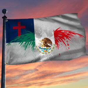 Christian Grommet Flag Mexico Eagle BNN294GF