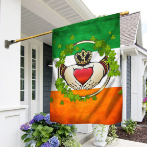 Irish Flag Ireland Flag Irish Claddagh Ring Flag LNTT240F
