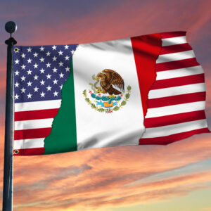 Mexico Flag Mexican American Grommet Flag QTR254GF